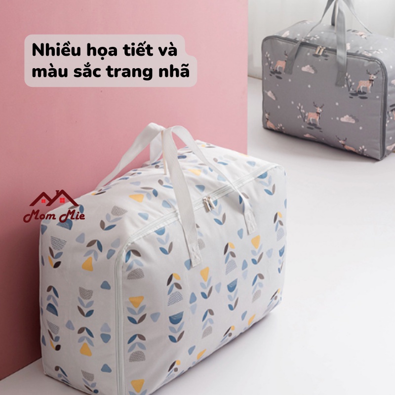 Túi đựng chăn mền, quần áo vải Oxford cao cấp, túi xách du lịch chống thấm - M104, M105