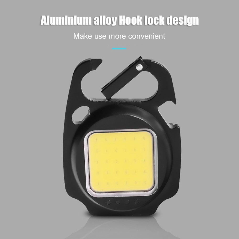 Đèn Pin LED COB Khẩn Cấp Sạc USB Bỏ Túi Đa Ứng Dụng