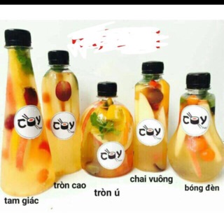 Chai nhựa Pet trắng trơn