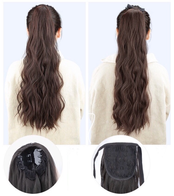 ❤️TÓC XÙ LOẠI CỘT VÀ NGOẠM❤️ FREESHIP 50K ĐỦ MÀU CHẤT TƠ CAO CẤP