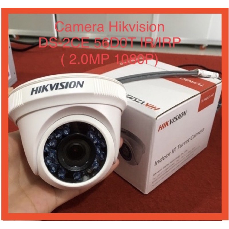 Camera Hikvision DS-2CE 56D0T IR/IRP ( 2.0MP 1080P) Full HD