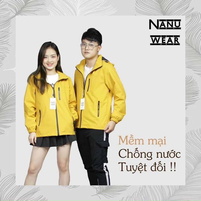 Áo gió trơn 2 lớp uv