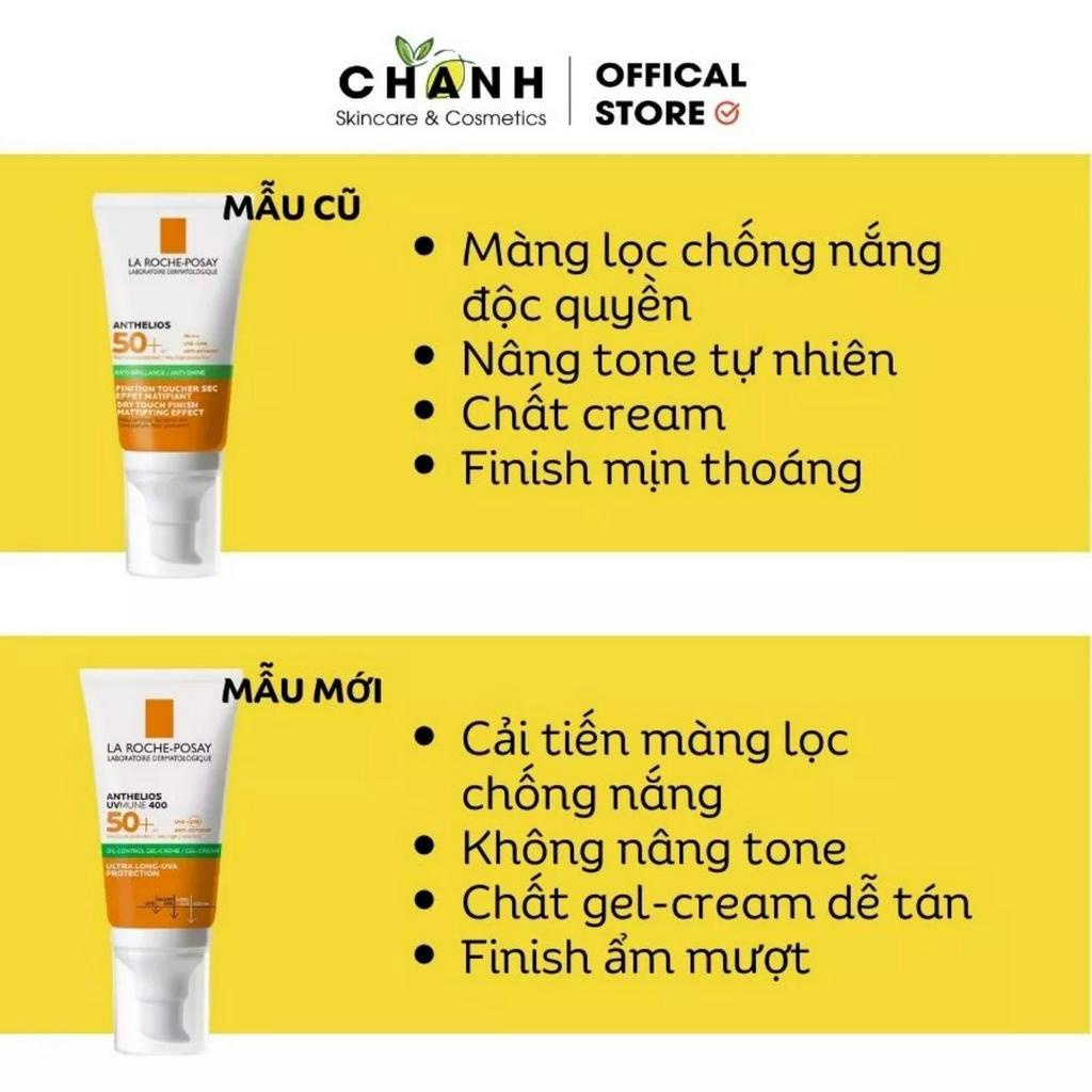 Kem Chống Nắng La Roche-Posay Kiểm Soát Dầu SPF50+ 50ml Anthelios Anti-Shine Gel-Cream Dry Touch Finish Mattifying Effec
