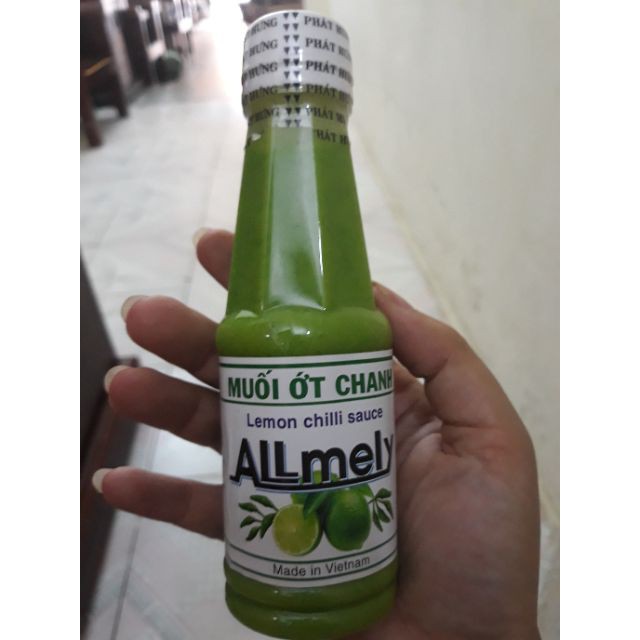 COMBO 3 CHAI MUỐI ỚT CHANH ALLMELY NHA TRANG CHAI 220ml