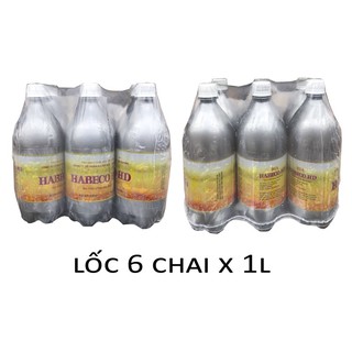 Lốc 6 Chai Bia Tươi HABECO 1L Công Nghệ Đức