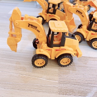 ĐỒ CHƠI! SÉT 4 XE CÔNG TRÌNH CHO BÉ  - Đồ Chơi An Toàn Thông Minh Cho Bé