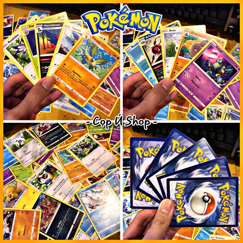 Lẻ 01 lá Thẻ bài thật TCG Pokémon ngẫu nhiên - Hàng chính hãng ngẫu nhiên