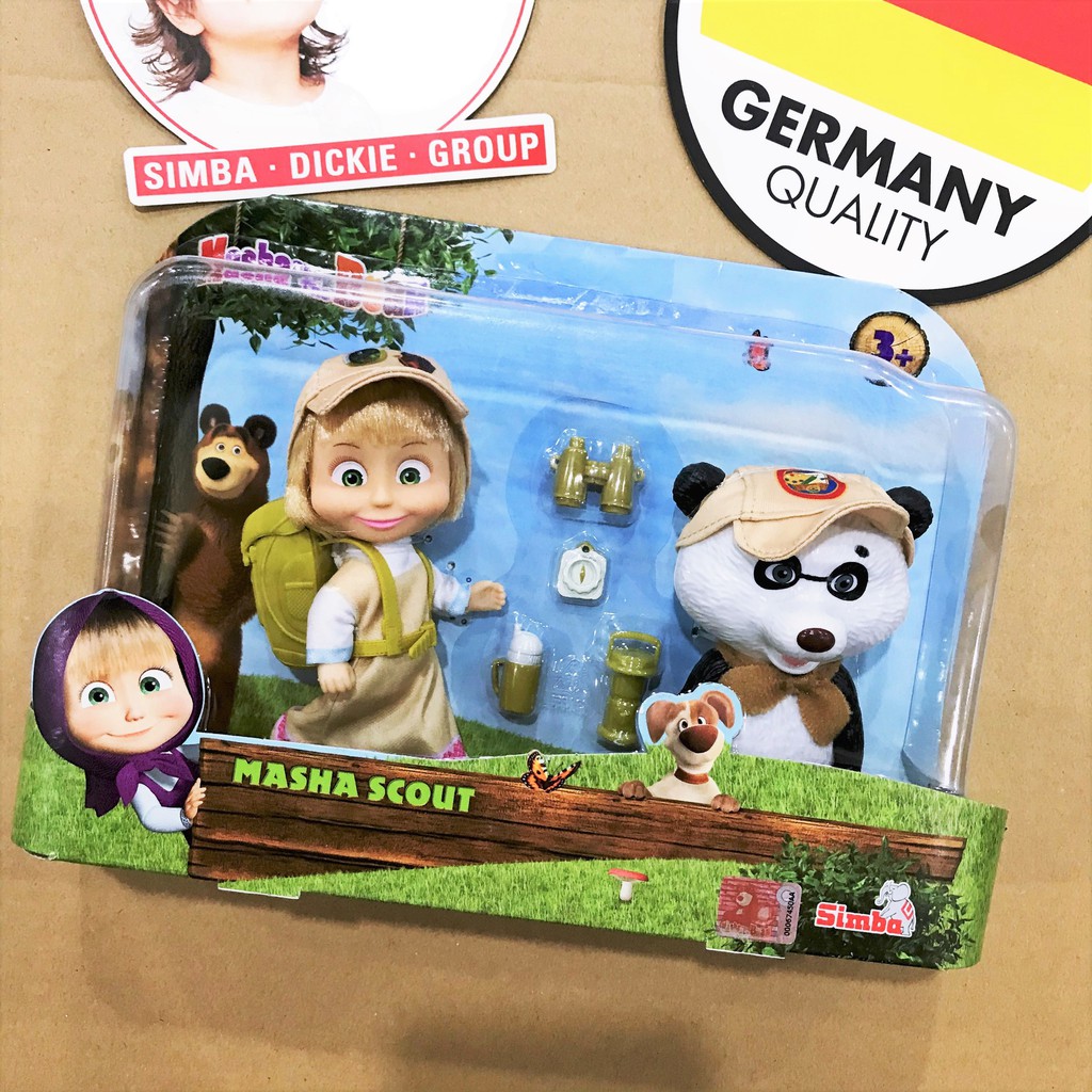 Đồ Chơi Búp Bê MASHA AND THE BEAR Masha Scout 109301056 - Simba Toys Vietnam