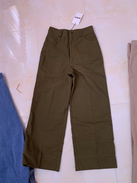 Thanh lý kido quần suông màu xanh