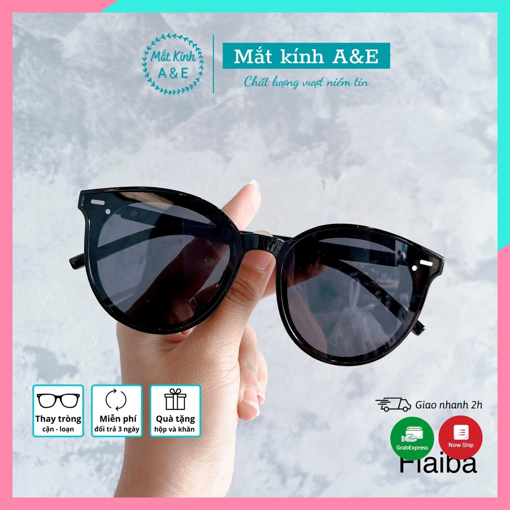 Kính râm thời trang Hàn Quốc AMIE Eyewear kính mát bản to Flaiba