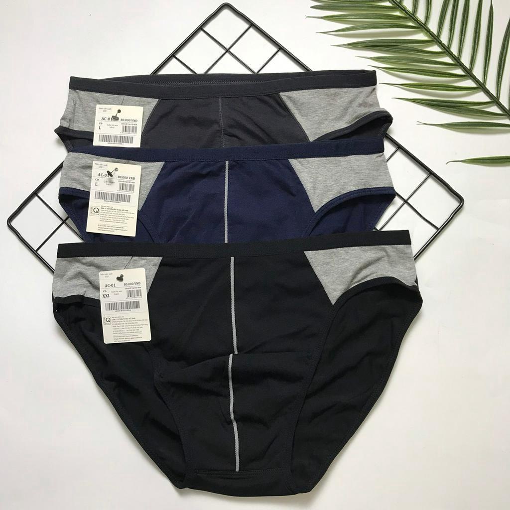 Quần sịp nam tam giác aristino cạp nhỏ cotton mềm mát  AC01