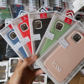 Ốp lưng silicon dẻo màu cho iphone 11/11pro/11 pro max chống bám bẩn ,vân tay
