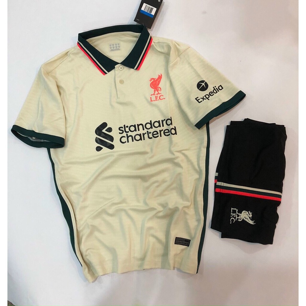 Áo Bóng Câu Lạc Bộ Liverpool  2021 2022  Mè Thái Cao Cấp, Tất Dệt In Theo Yêu Cầu