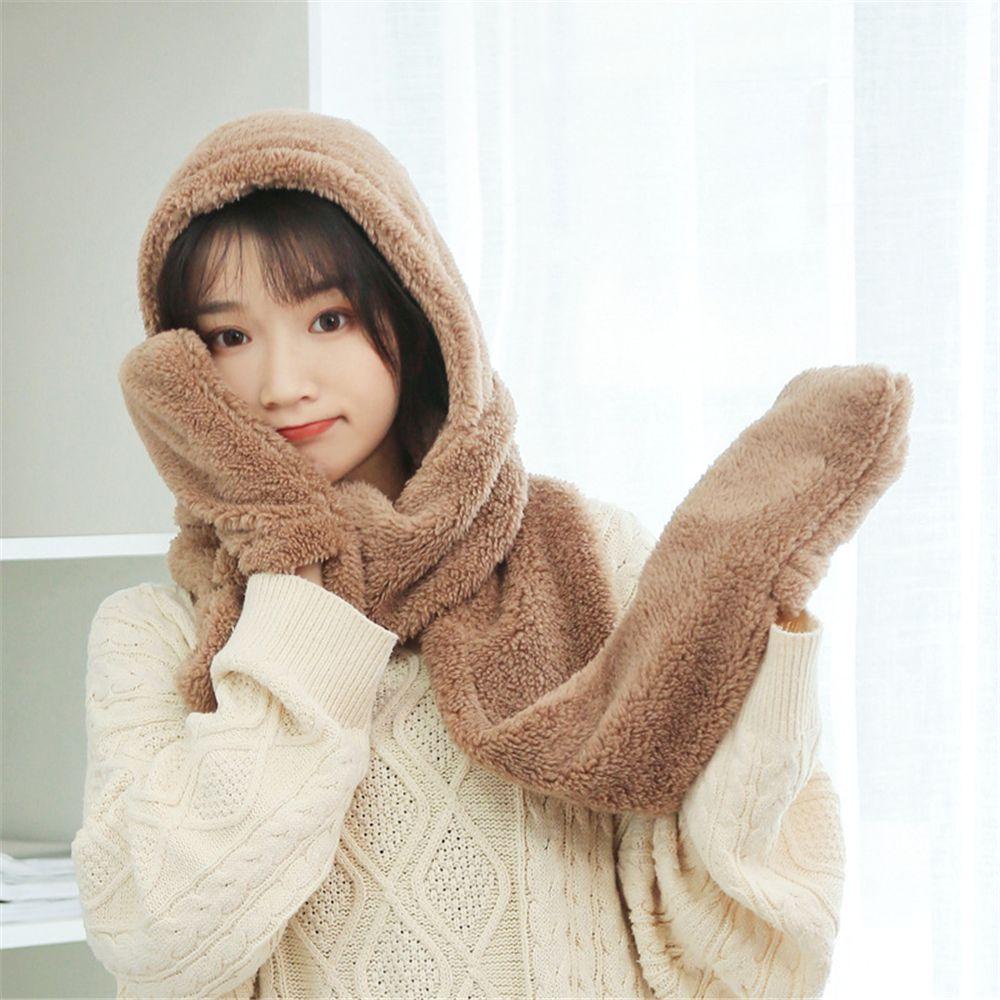 Mũ Beanie Giả Lông Thú Giữ Ấm Mùa Đông Thời Trang Cho Nữ