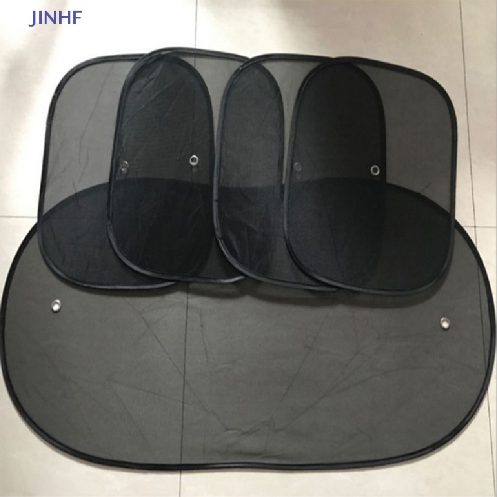 Set 2 Tấm Lưới Che Nắng Cho Cửa Sổ Xe Hơi JINHF