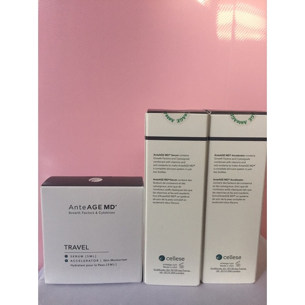 Combo AnteAGE MD Serum Và Accelerator Dưỡng Ẩm, Bảo Vệ, Tái Tạo Và Trẻ Hoá Làn Da 30ml