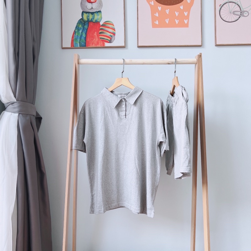 Đồ bộ mặc nhà SALE Bộ polo nữ freesize dưới 58kg vừa thoải mái chất cotton dễ thương Đồ bộ ngố