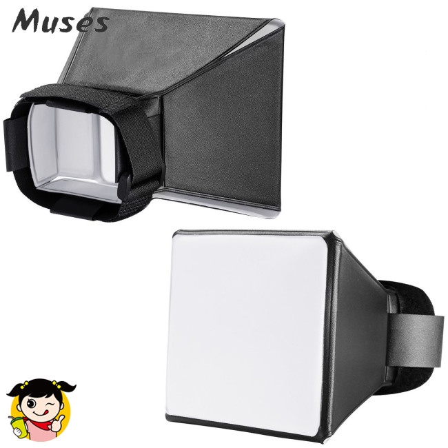 ready stock Photography Softbox Flash Diffuser Portable Bounce Softbox Kit Flash Lambency Box Softbox
