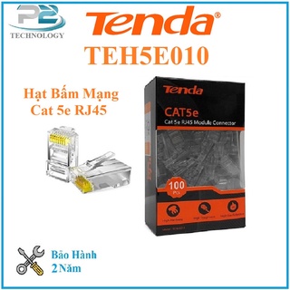 Đầu mạng rj45 cat 5e Tenda TEH5E010 hạt bấm mạng,hạt mạng tenda - chính hãng