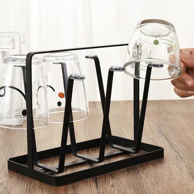 Giá Đỡ Ly Nước Treo Tường 6 Ngăn Hdk101 | BigBuy360 - bigbuy360.vn