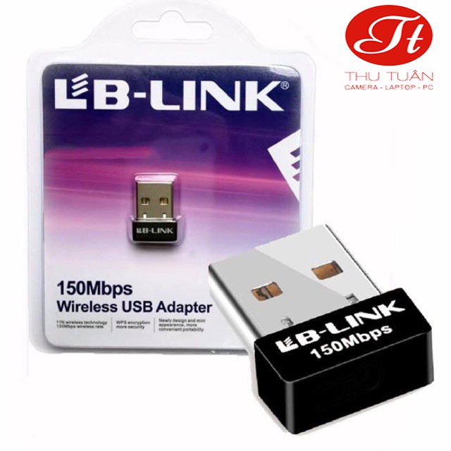 Bộ thu sóng wifi kết nối cổng usb Nano - Đầu thu wifi usb nhỏ gọn - Hàng chính hãng