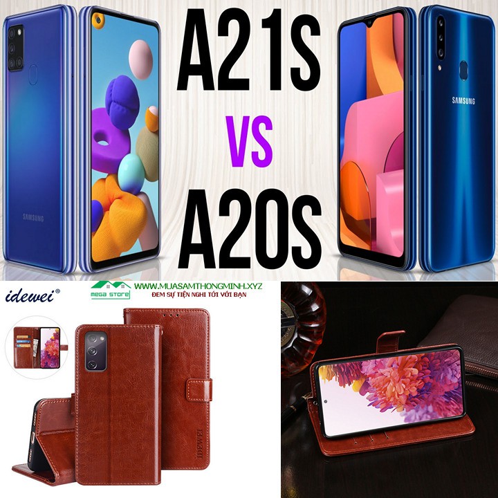 Bao da Samsung A20S và Samsung A21S - Tiện Lợi và Sang Trọng - Chính Hãng IDEWEI
