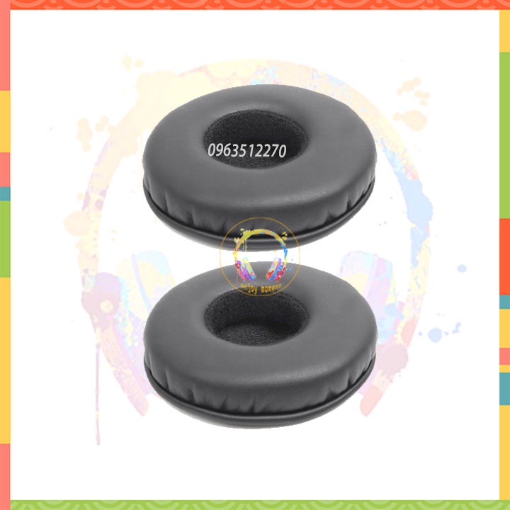 1 đôi đệm ốp tai nghe giả da thay thế cho tai nghe Sony MDR_XB250