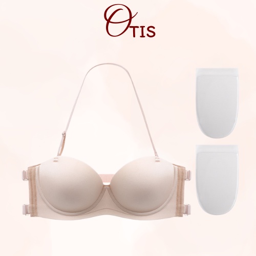 Áo Ngực Su Đúc Cúp Ngang Đệm Dày Nâng Ngực Kiểu Hở Lưng Quyến Rũ OTIS - 188
