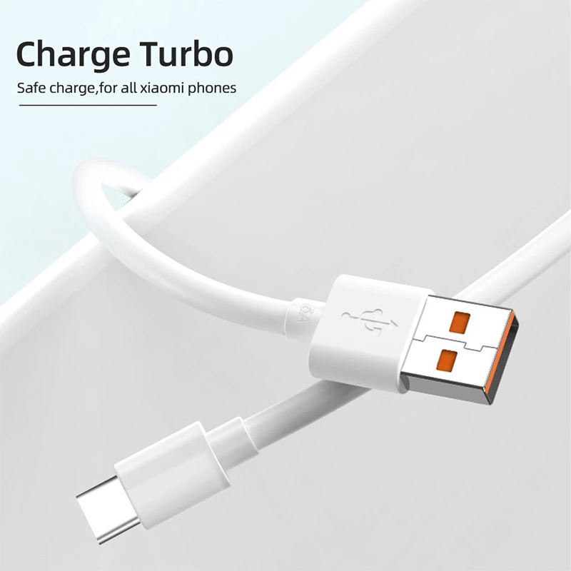 Cáp Xiaomi Chính hãng USB Type C 6A 27W 33W 55W 67W 120w 6a Bộ sạc nhanh Mi Turbo Xiaomi 12 Ultra 11 Lite 10 Redmi Note 11 Black Shark 4 5 Poco X4