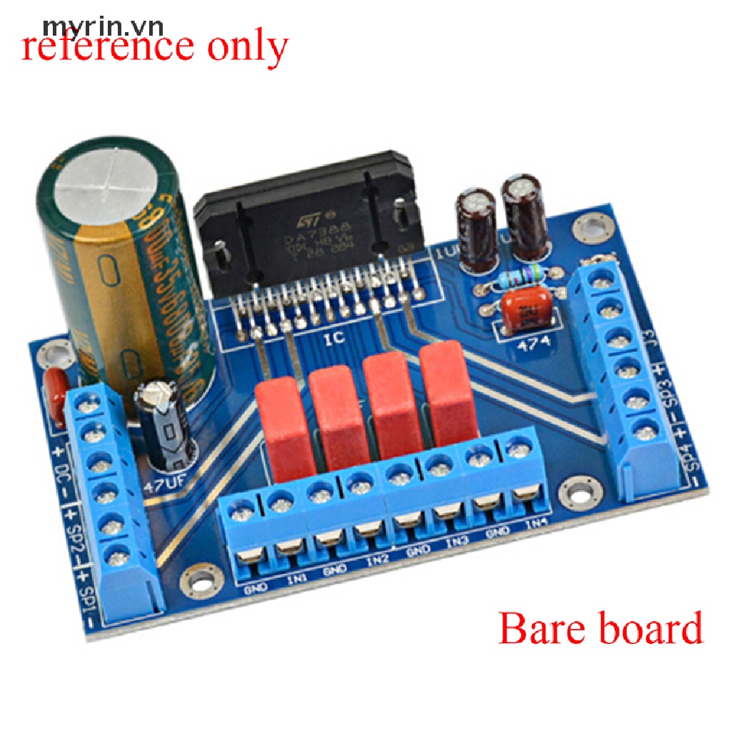 Bảng Mạch Khuếch Đại Âm Thanh TDA7388 4x41W DC 12V Cho PC Xe Hơi