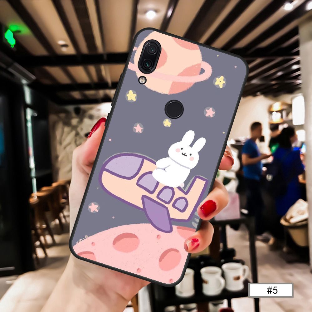 Ốp điện thoại mềm in hình thỏ hoạt hình cho Xiaomi Redmi Note4X 4A Redmi 6 Note6 Note 3 5A Prime A1 A2【Feimefeiyou】