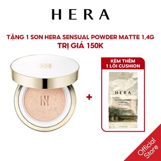 Phấn Nước Hera Glow Lasting Cushion SPF 50+ PA+++ 15ml - Kèm 1 Lõi thay thế