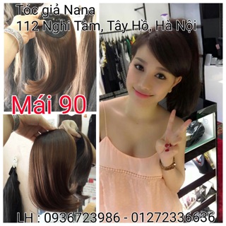 Tóc kẹp mái dài