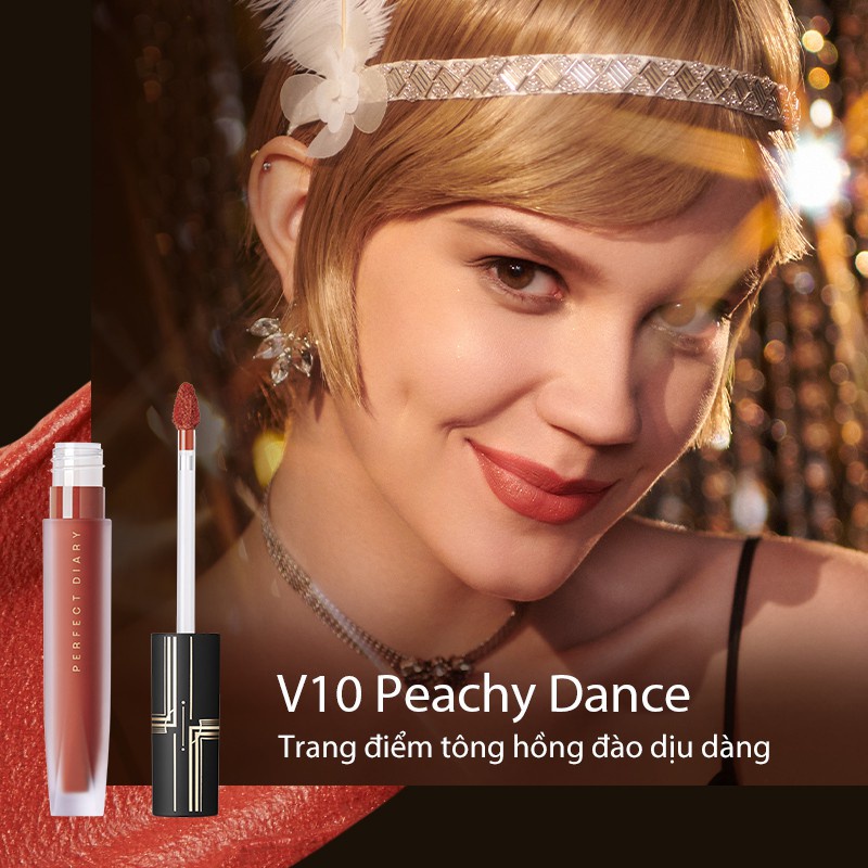 Son Kem PERFECT DIARY Velvet Nhung Lì Màu Sắc Thời Trang