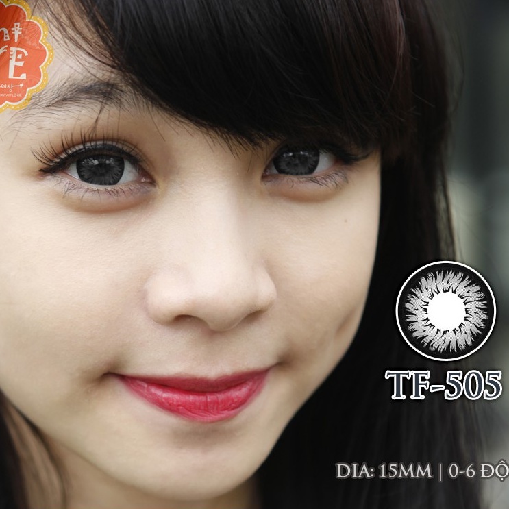 Áp Tròng Tint Eye Lens Xám Tự Nhiên TF-505
