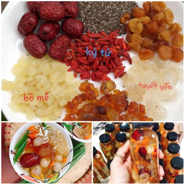 Set chè dưỡng nhan [170g nấu 3 lít]