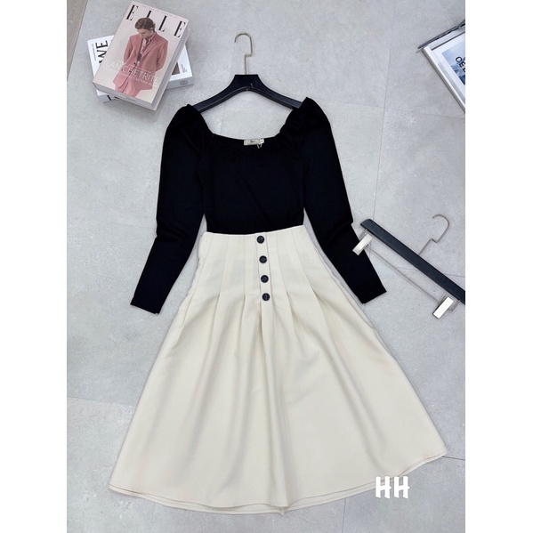 Sét áo kèm chân váy