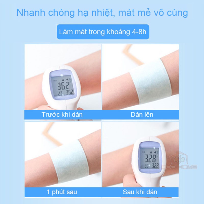 Combo 2 Miếng Dán Làm Mát, Hạ Nhiệt Ngày Hè_BEEHOME
