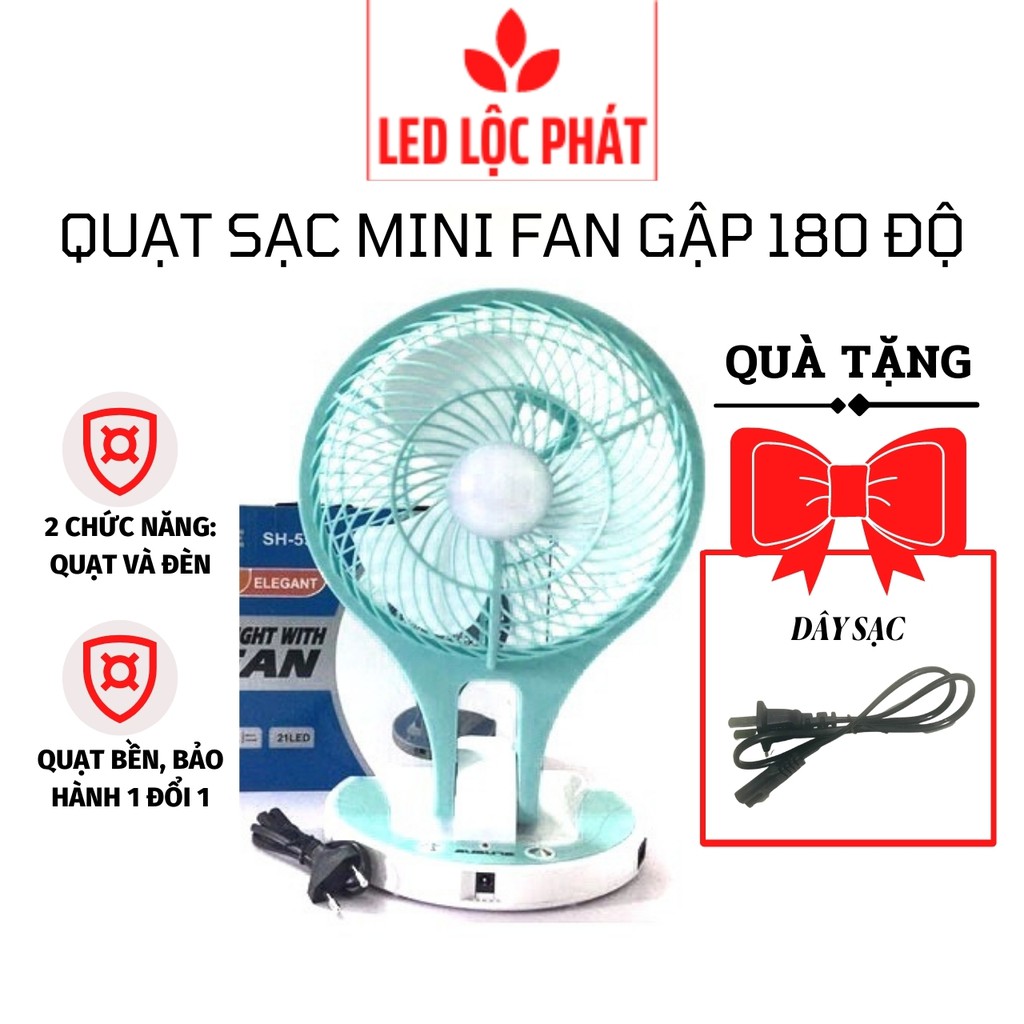 Quạt sạc mini 5580
