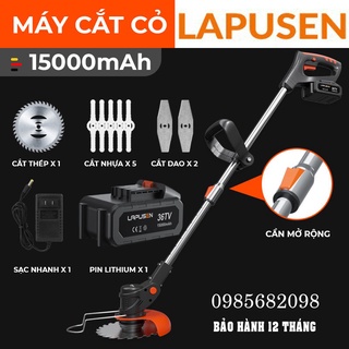 Máy cắt cỏ lapusen công nghệ đức-máy cắt cỏ làm vườn công suất 1800w