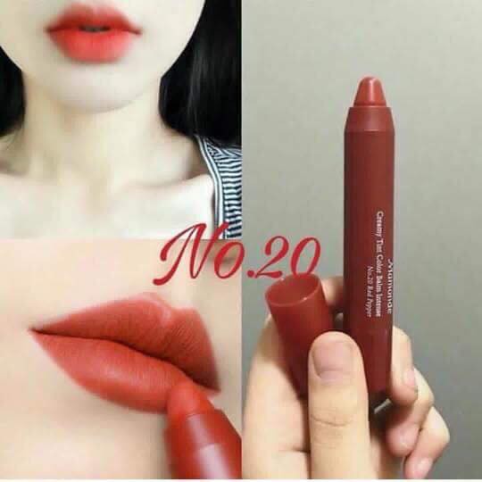 Son Dạng Bút Mamonde Creamy Tint Color Balm Intense No.20 Red Pepper