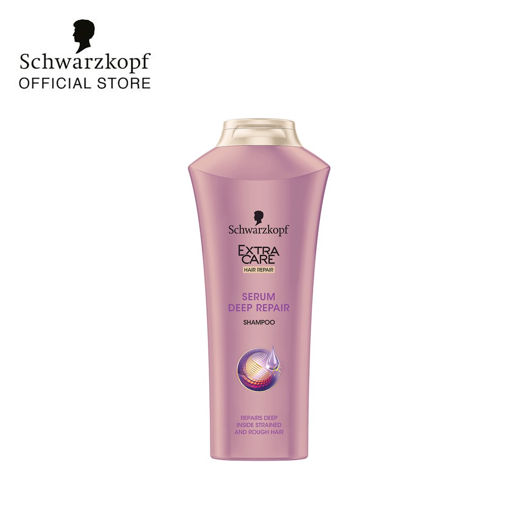 Dầu gội nuôi dưỡng sâu từng sợi tóc Schwarzkopf Extra Care Serum Deep Repair Shampoo 400ml
