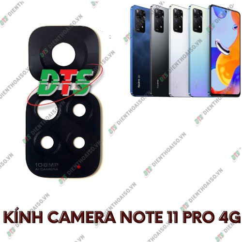 Kính camera xiaomi red mi note 11 pro 4g kèm keo dán