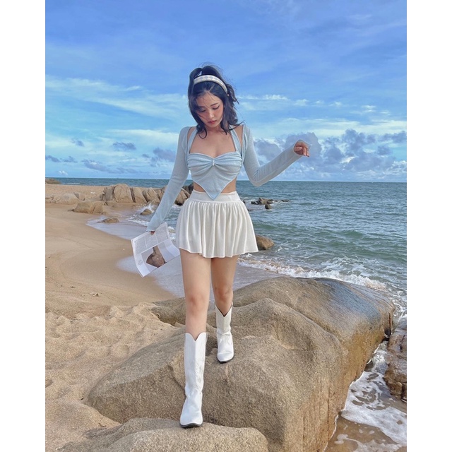 Croptop Lucy / set áo thun croptop