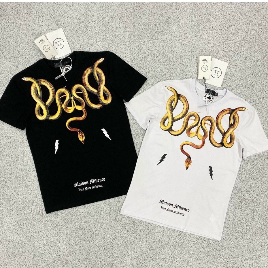 Áo Phông Nam, Áo Thun Hot Trend Mùa Hè In Hình Rắn 3D Độc Lạ Chất Thun Co Giãn 4C - AC117 - Azila | BigBuy360 - bigbuy360.vn