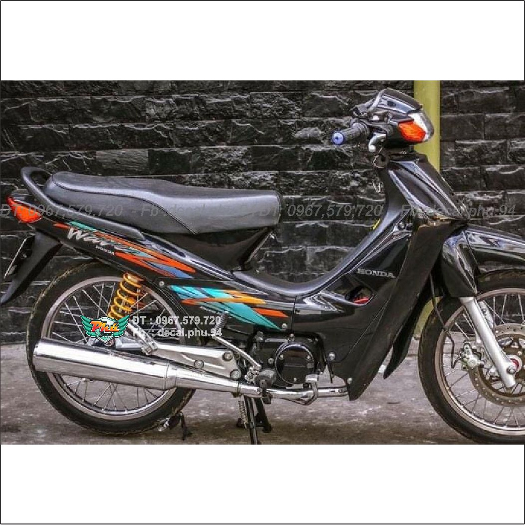 Tem Rời Wawe nhỏ đen cam (J)