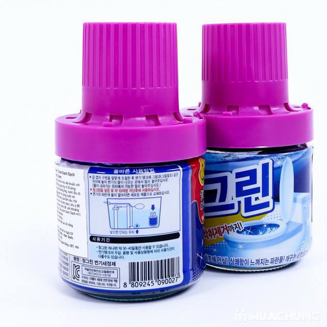 Chai thả bồn cầu Hàn Quốc 450ml - chất tẩy rửa khử mùi diệt khuẩn toilet