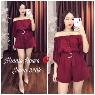 Jum cát hàn trễ vai kèm khoen eo