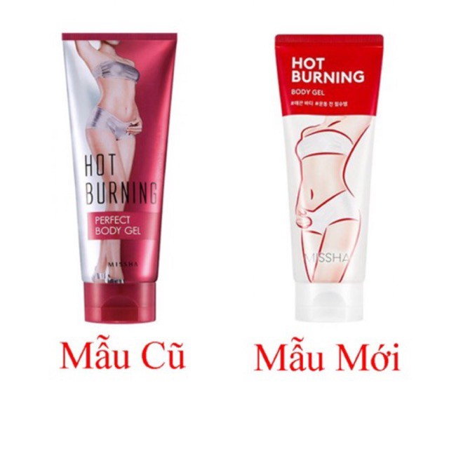 Gel Tan mỡ bụng Missha Hot Burning perfect Body gel