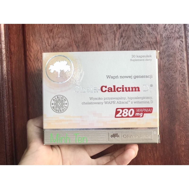 Chela Calcium D3 Canxi hữu cơ dễ hấp thu (hàng chính hãng, quét mã QR)